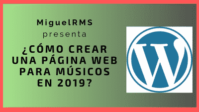 Crear páginas web para músicos